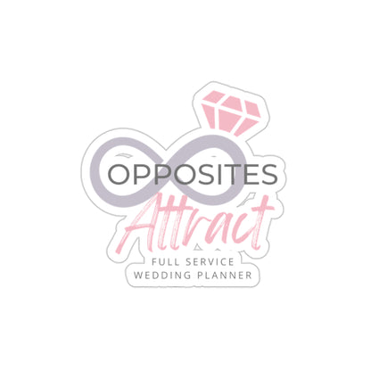 Opposites Attract Full Service Wedding Planner (Opposites Attract): Die-Cut Stickers