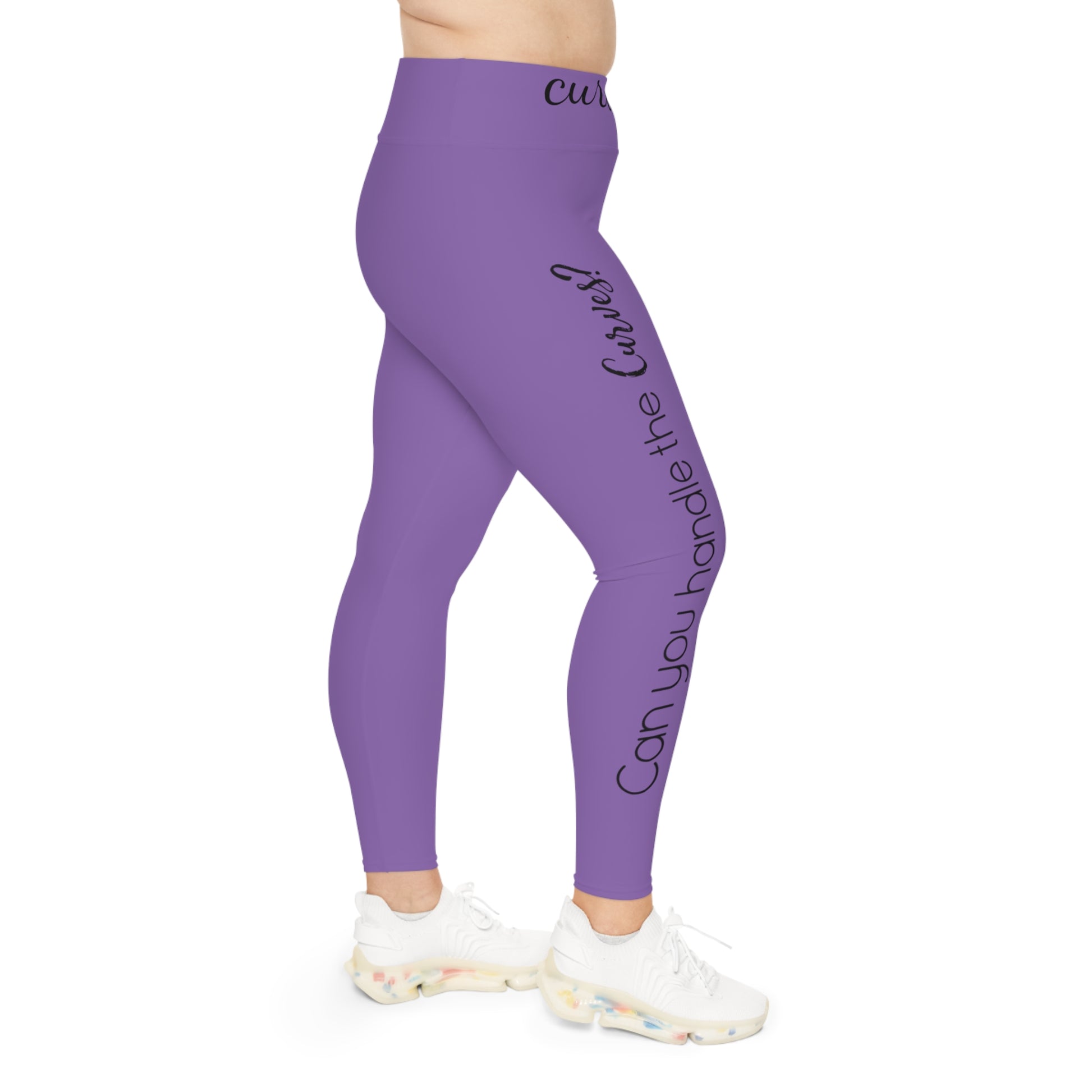 Can you handle the curves? Purple: Plus Size Leggings – Mary E Thompson  Romance