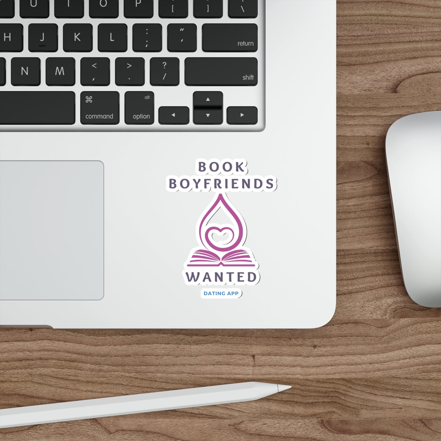Book Boyfriends Wanted Dating App (Book Boyfriends Wanted): Die-Cut Stickers