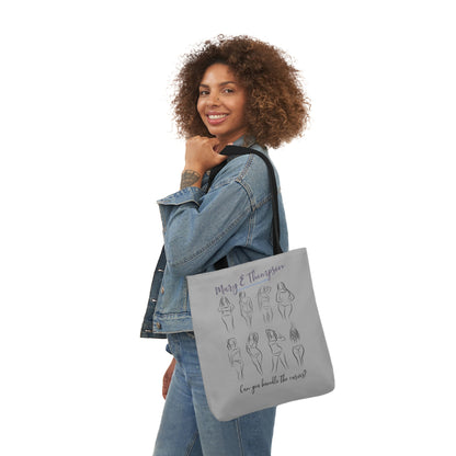 Can you handle the curves?: Polyester Canvas Tote Bag