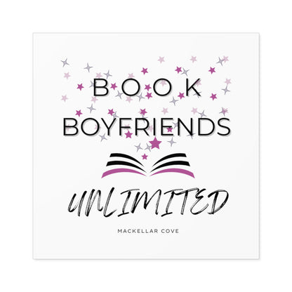 Book Boyfriends Unlimited: Square Stickers, Indoor\Outdoor