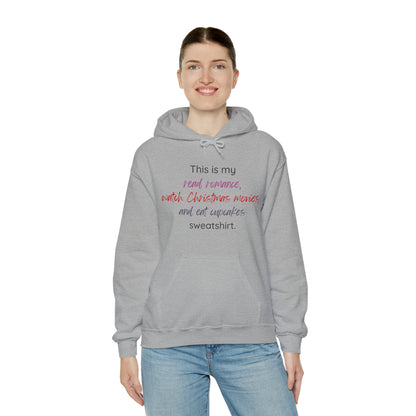 Read Watch Eat Christmas hoodie: Unisex Heavy Blend™ Hooded Sweatshirt