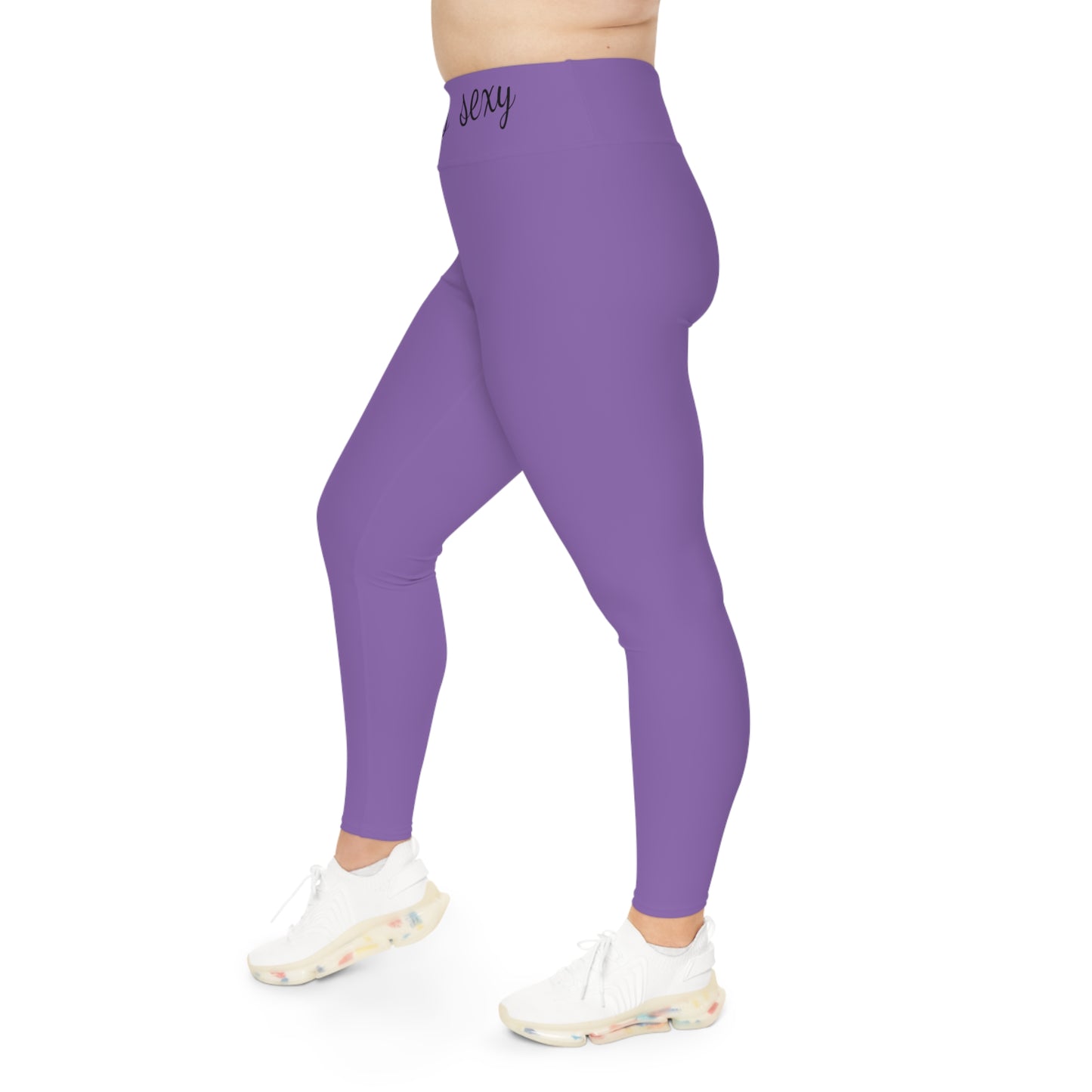 Can you handle the curves? Purple: Plus Size Leggings