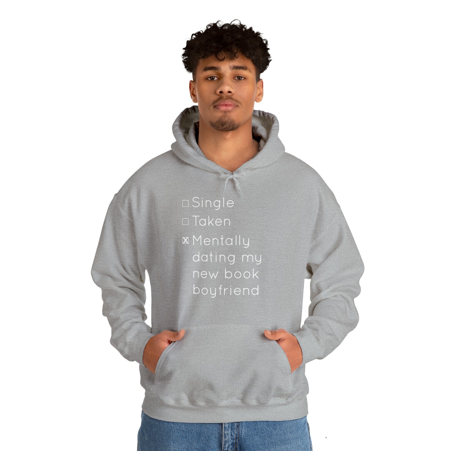 New Book Boyfriend: Unisex Heavy Blend™ Hooded Sweatshirt