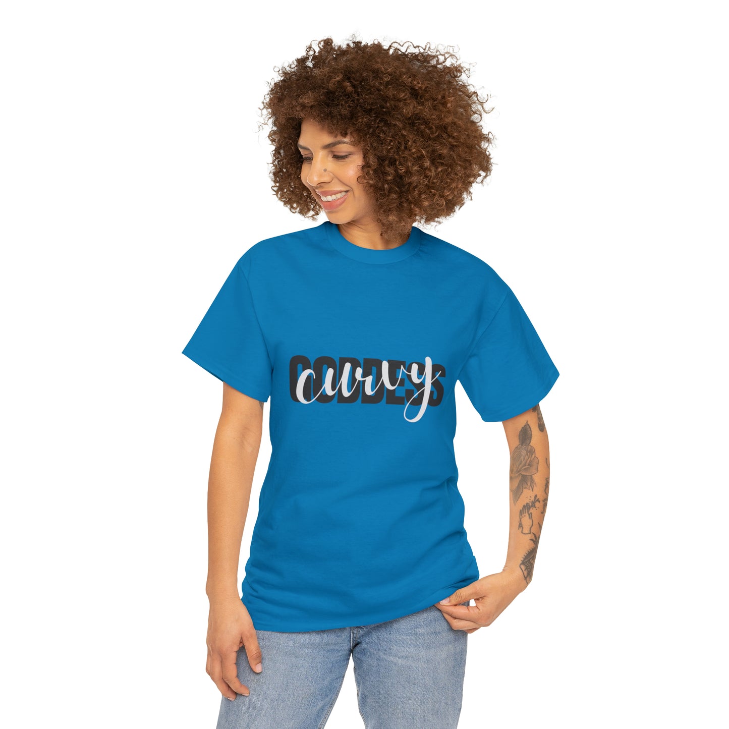 Curvy Goddess: Unisex Heavy Cotton Tee