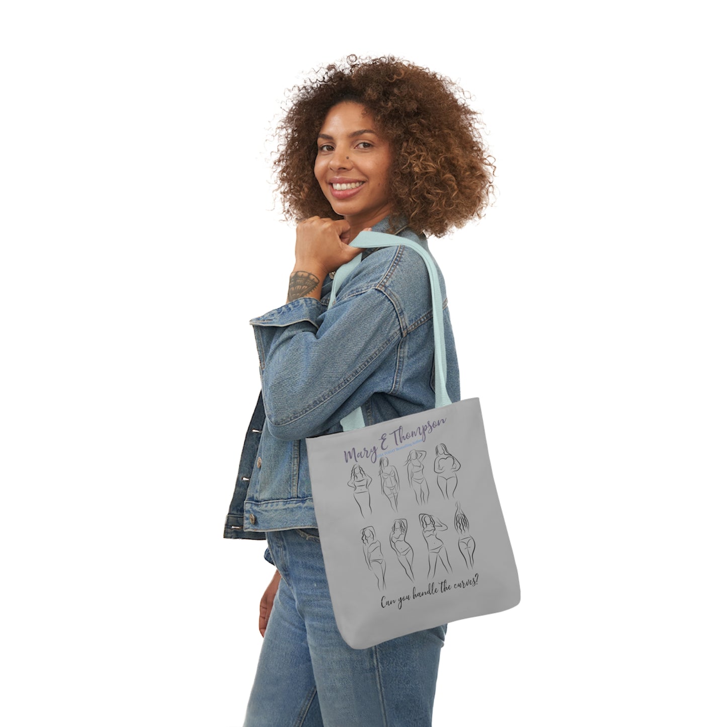 Can you handle the curves?: Polyester Canvas Tote Bag