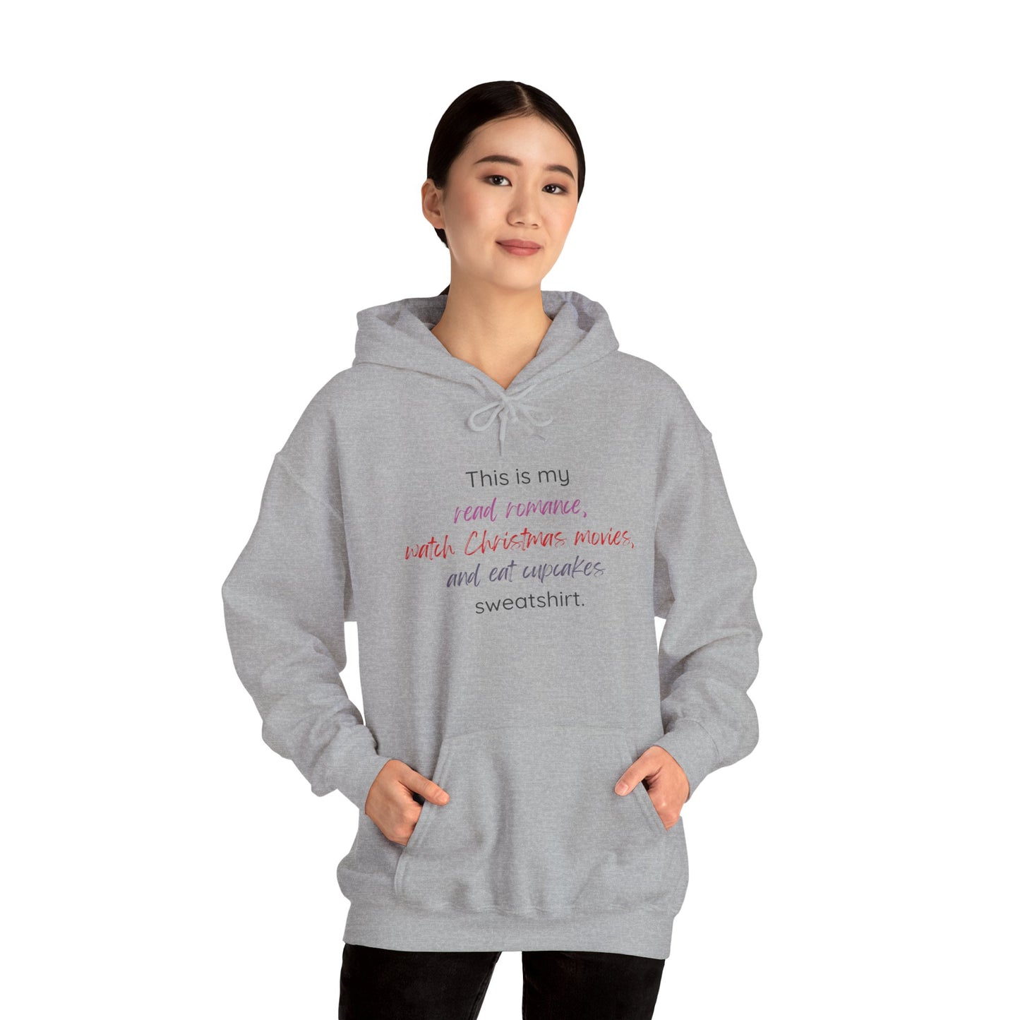 Read Watch Eat Christmas hoodie: Unisex Heavy Blend™ Hooded Sweatshirt