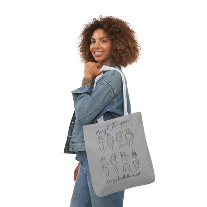 Can you handle the curves?: Polyester Canvas Tote Bag