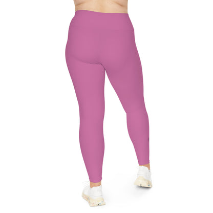 Can you handle the curves? Pink: Plus Size Leggings