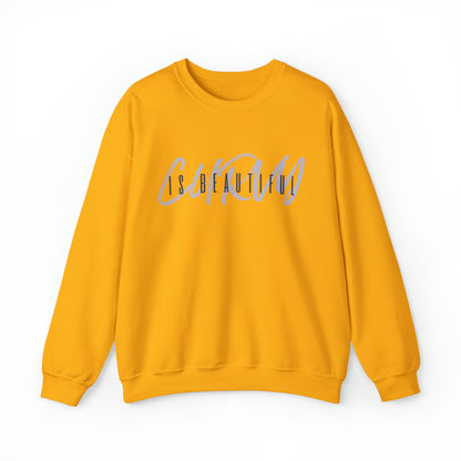 Curvy is Beautiful: Unisex Heavy Blend™ Crewneck Sweatshirt