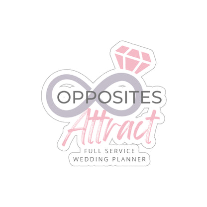 Opposites Attract Full Service Wedding Planner (Opposites Attract): Die-Cut Stickers
