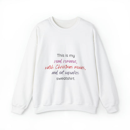 Read Watch Eat Christmas Sweatshirt: Unisex Heavy Blend™ Crewneck Sweatshirt