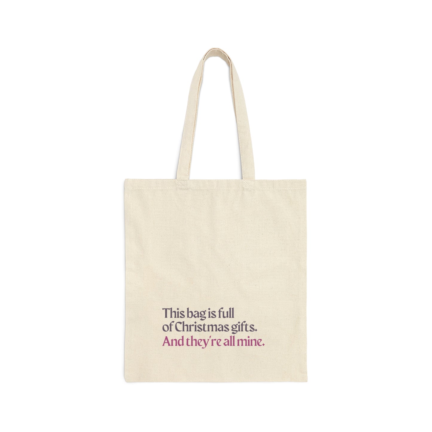 My Gifts: Canvas Tote Bag